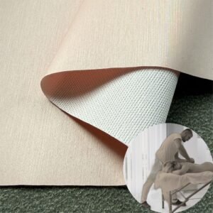 Pink Rexine PU Leather Roll Material for Massage Equipments Hair Styling Beauty Equipments