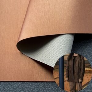 Orange Faux Leather PU Leather Roll Material for Shoes and Clothes (Label, Upper, Jacket etc.)