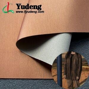 Orange Faux Leather PU Leather Roll Material for Shoes and Clothes (Label, Upper, Jacket etc.)