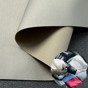 Beige PU Rexine Roll PU Leather Roll Material for Bags and Suitcases (Handbags, Backpacks, Luggage Cases etc.)