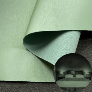 Green Vegan Leather PU Leather Roll Material for Upholstery Furniture or Decoration (Sofas, Beds, Cabinets, Interior Wall etc.)
