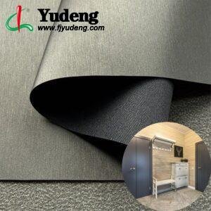 Gray PU Rexine Roll PU Leather Roll Material for InteriorWall