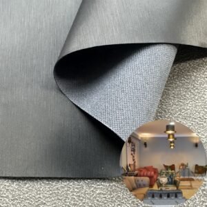 Black PU Rexine Roll PU Leather Roll Material for Upholstery Furniture or Decoration (Sofas, Beds, Cabinets, Interior Wall etc.)