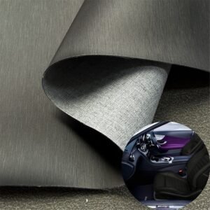 Black Synthetic Leather PU Leather Roll Material for Car Seats Automobile Interior