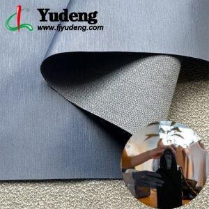Blue PU Coated Fabric PU Leather Roll Material for Bags and Suitcases (Handbags, Backpacks, Luggage Cases etc.)