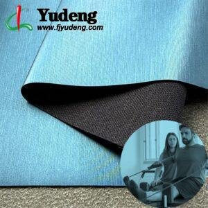 Blue Vegan Leather PU Leather Roll Material for Rehabilitation_Equipment