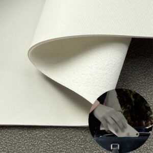 White PU Rexine Roll PU Leather Roll Material for Bags and Suitcases (Handbags, Backpacks, Luggage Cases etc.)