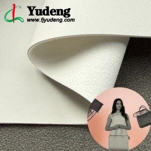 White Environmental Leather PU Leather Roll Material for Bags and Suitcases (Handbags, Backpacks, Luggage Cases etc.)