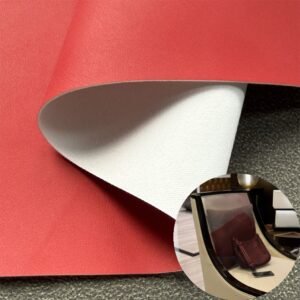 Red Imitation Leather PU Leather Roll Material for Bags and Suitcases (Handbags, Backpacks, Luggage Cases etc.)