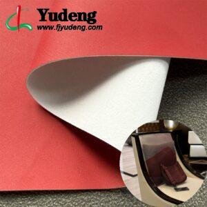 Red Imitation Leather PU Leather Roll Material for Bags and Suitcases (Handbags, Backpacks, Luggage Cases etc.)