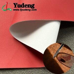 Red Leather Fabric PU Leather Roll Material for Racket Grips