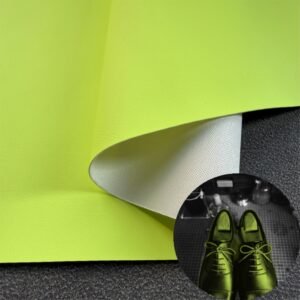 Green Environmental Leather PU Leather Roll Material for Shoes and Clothes (Sandal, Label, Upper, Jacket etc.)