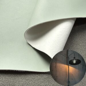 Green China Polyurethane Leather PU Leather Roll Material for Upholstery Furniture or Decoration (Sofas, Beds, Cabinets, Interior Wall etc.)