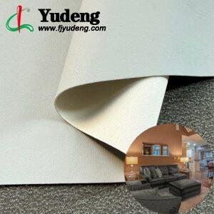 Gray Environmental Leather PU Leather Roll Material for Upholstery Furniture or Decoration (Sofas, Beds, Cabinets, Interior Wall etc.)