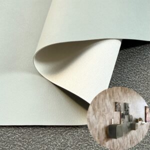 Gray Fake Leather PU Leather Roll Material for Upholstery Furniture or Decoration (Sofas, Beds, Cabinets, Interior Wall etc.)