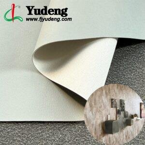Gray Fake Leather PU Leather Roll Material for Upholstery Furniture or Decoration (Sofas, Beds, Cabinets, Interior Wall etc.)