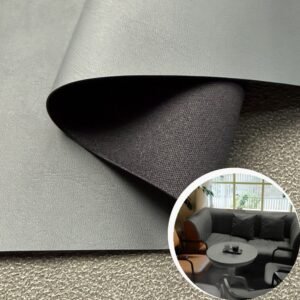 Gray Artificial Leather PU Leather Roll Material for Upholstery Furniture or Decoration (Sofas, Beds, Cabinets, Interior Wall etc.)