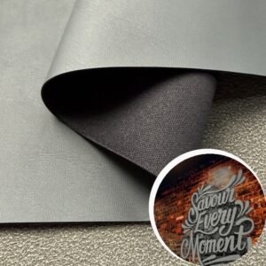 Gray Leather Fabric PU Leather Roll Material for Upholstery Furniture or Decoration (Sofas, Beds, Cabinets, Interior Wall etc.)