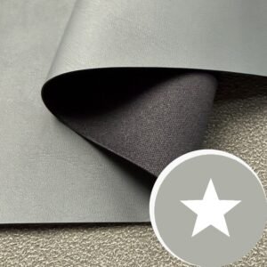 Gray Man Made Leather PU Leather Roll Material for InteriorWall