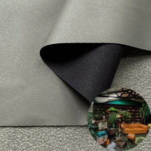 Gray China Polyurethane Leather PU Leather Roll Material for Upholstery Furniture or Decoration (Sofas, Beds, Cabinets, Interior Wall etc.)