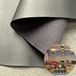 Black Artificial Leather PU Leather Roll Material for Upholstery Furniture or Decoration (Sofas, Beds, Cabinets, Interior Wall etc.)