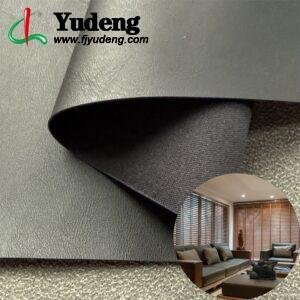 Black Synthetic Leather PU Leather Roll Material for Upholstery Furniture or Decoration (Sofas, Beds, Cabinets, Interior Wall etc.)