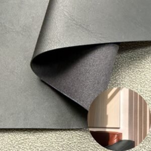 Black Environmental Leather PU Leather Roll Material for Upholstery Furniture or Decoration (Sofas, Beds, Cabinets, Interior Wall etc.)