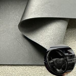 Black Imitation Leather PU Leather Roll Material for Car Seats Automobile Interior