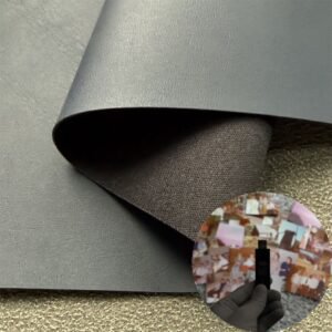 Blue Vegan Leather PU Leather Roll Material for Digital Ink-Jet Printing UV Printing (On Clothing, Bags, Upholstery etc.)