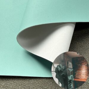 Blue Leatherette PU Leather Roll Material for Upholstery Furniture or Decoration (Sofas, Beds, Cabinets, Interior Wall etc.)