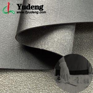 Black Rexine PU Leather Roll Material for Medical_Equipment
