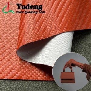 Red Faux Leather PU Leather Roll Material for Bags and Suitcases (Handbags, Backpacks, Luggage Cases etc.)