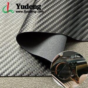 Black Leather Fabric PU Leather Roll Material for Car Seats Automobile Interior