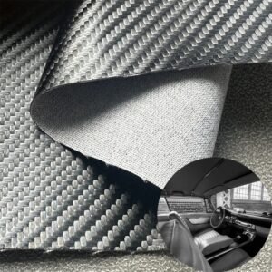 Black China Polyurethane Leather PU Leather Roll Material for Car Seats Automobile Interior