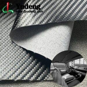 Black China Polyurethane Leather PU Leather Roll Material for Car Seats Automobile Interior