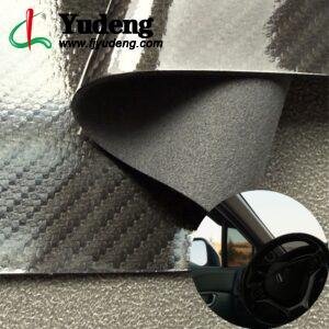 Black Man Made Leather PU Leather Roll Material for Car Seats Automobile Interior