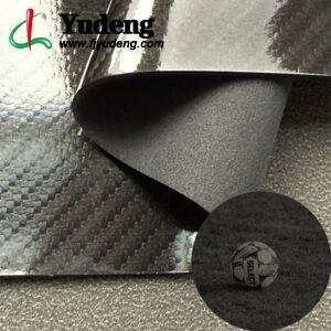 Black Rexine PU Leather Roll Material for Sporting Balls (Soccer Balls, Footballs, Volleyballs etc.)
