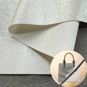 White PU Rexine Roll PU Leather Roll Material for Bags and Suitcases (Handbags, Backpacks, Luggage Cases etc.)