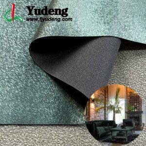 Green Vegan Leather PU Leather Roll Material for Upholstery Furniture or Decoration (Sofas, Beds, Cabinets, Interior Wall etc.)