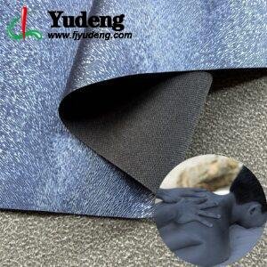 Blue Imitation Leather PU Leather Roll Material for Massage Equipments Hair Styling Beauty Equipments