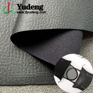 Black Fake Leather PU Leather Roll Material for Bags and Suitcases (Handbags, Backpacks, Luggage Cases etc.)
