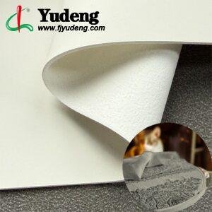White Faux Leather PU Leather Roll Material for Screen Printing or Embroidery