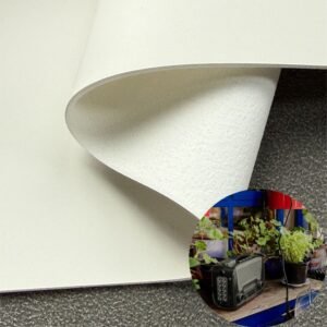 White Artificial Leather PU Leather Roll Material for Electronic Products (Camera, Radio, Game Machine, Remote Control etc.)