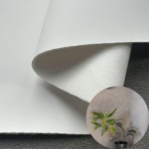 White Fake Leather PU Leather Roll Material for Upholstery Furniture or Decoration (Sofas, Beds, Cabinets, Interior Wall etc.)