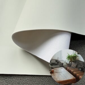 White Faux Leather PU Leather Roll Material for Upholstery Furniture or Decoration (Sofas, Beds, Cabinets, Interior Wall etc.)