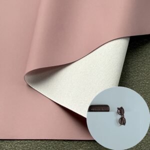 Pink Artificial Leather PU Leather Roll Material for Glasses Package Box Spectacle Case
