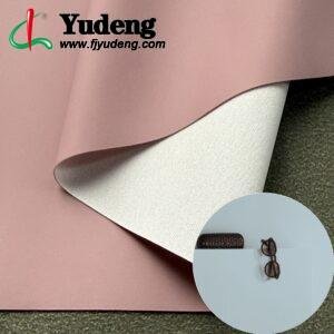 Pink Artificial Leather PU Leather Roll Material for Glasses Package Box Spectacle Case
