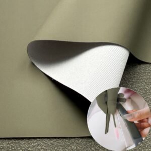 Green Rexine Leather PU Leather Roll Material for Massage Equipments Hair Styling Beauty Equipments