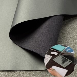 Gray PU Rexine Roll PU Leather Roll Material for Electronic Products (Camera, Radio, Game Machine, Remote Control etc.)