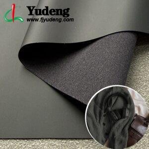 Black Faux Leather PU Leather Roll Material for Electronics Portable Bags (Earphone Bags, USB Cable Bags etc.)